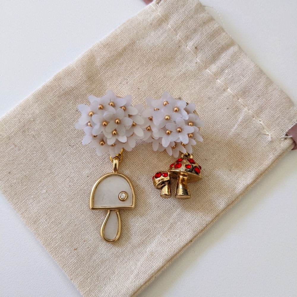 Mushroom earrings